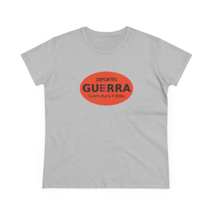 Camiseta para Mujeres de "Deportes Guerra" estilo Vintage