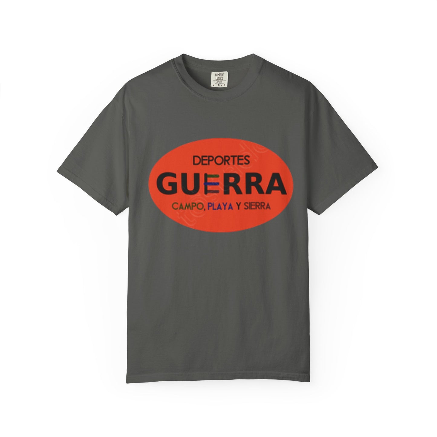 Camiseta con frase "Deportes Guerra" Estilo Vintage