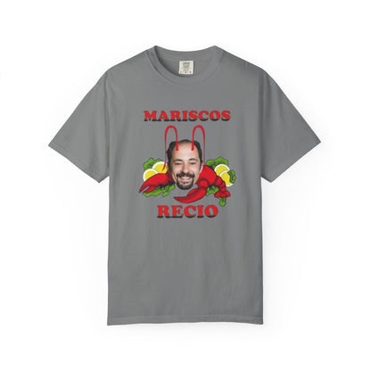 Camiseta con frase de "Mariscos Recio" Estilo Vintage
