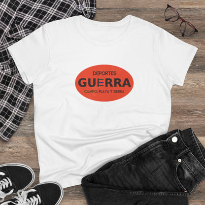 Camiseta para Mujeres de "Deportes Guerra" estilo Vintage
