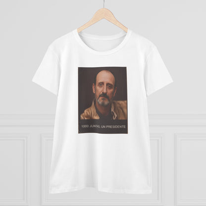 Camiseta de algodón con cita artística,1000 juntas un presidente estilo Vintage